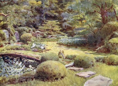 Kuradani tempelhave, Kyoto af Walter Frederick Roofe Tyndale