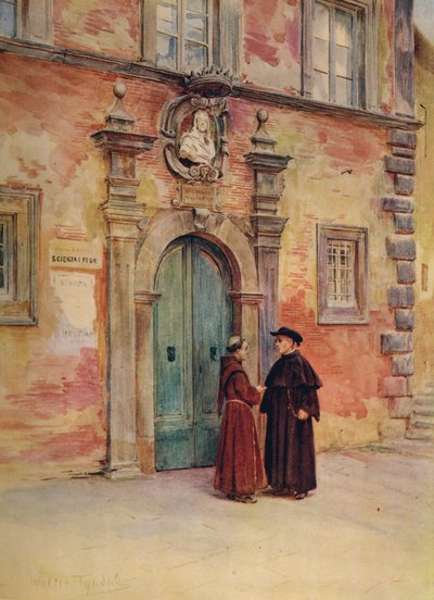 Palazzo Negroni, Montepulciano, c1900 1913 af Walter Frederick Roofe Tyndale