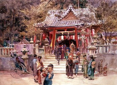 Inari-helligdommen i Kobe af Walter Frederick Roofe Tyndale