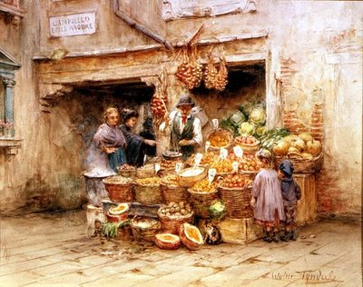 Frugtboden (akvarel) af Walter Frederick Roofe Tyndale