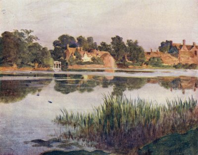 The New Forest: Beaulieu Mill (farve litho) af Walter Frederick Roofe Tyndale