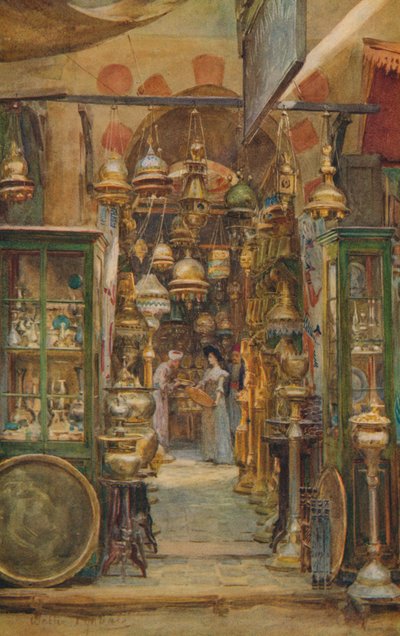The Store of Nassan, c1905, 1912 af Walter Frederick Roofe Tyndale