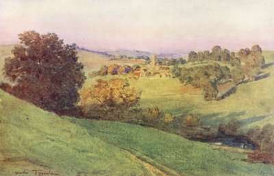 Wessex: Bathford, Somerset (farvelitografi) af Walter Frederick Roofe Tyndale