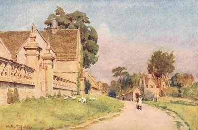 Wessex: Claverton Manor, nær Bath (farvelitografi) af Walter Frederick Roofe Tyndale