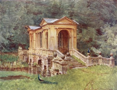 Wessex: Broen ved Prior Park, Bath (farvelitografi) af Walter Frederick Roofe Tyndale