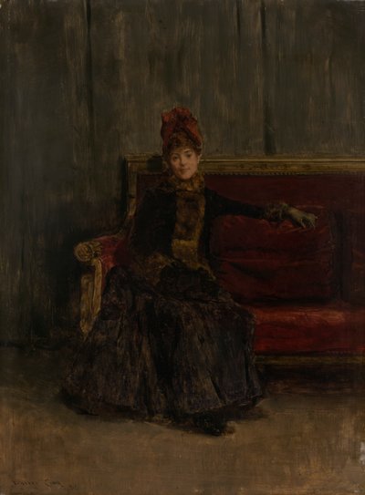 Siddende Dame af Walter Gay