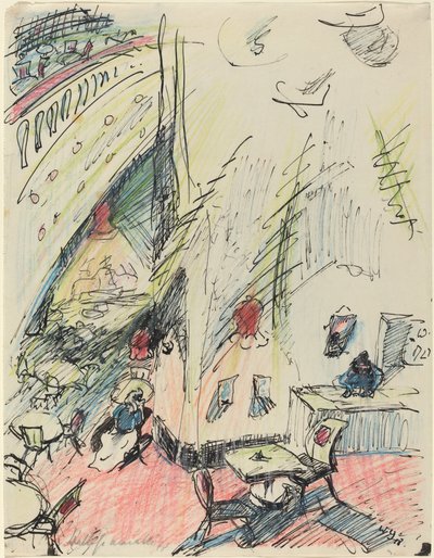 Das leere Café (Den tomme café) af Walter Gramatte