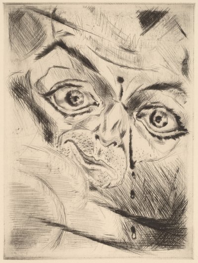 Peter med et skudsår i panden, 1918. af Walter Gramatte
