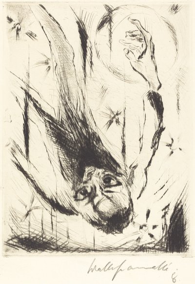 Faldet ind i det uendelige, 1918. af Walter Gramatte