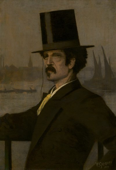 James McNeill Whistler, 1869. af Walter Greaves