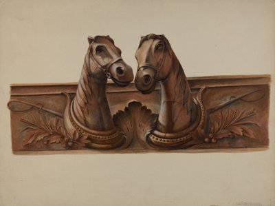 Ladeudsmykning, ca. 1938. af Walter Hochstrasser