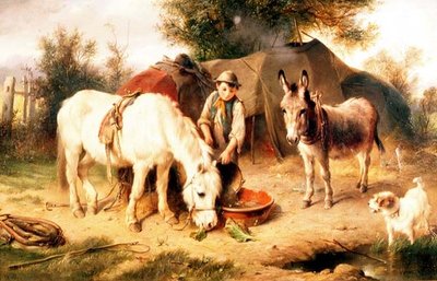 Sigøjnerlejren af Walter Hunt
