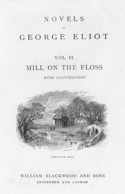 Titelside af The Mill on the Floss af George Eliot, c1880 af Walter James Allen