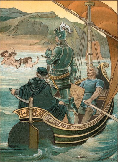Dette er Port of Rest fra Troublous Toyle af Walter Jenks Morgan