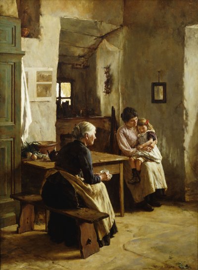 Mor kærlighed, af Walter Langley