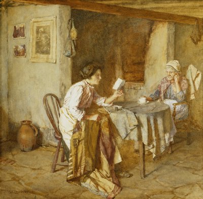 Brevet, af Walter Langley
