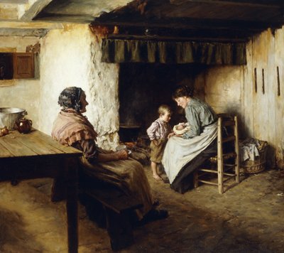 Den nye ankomst, af Walter Langley