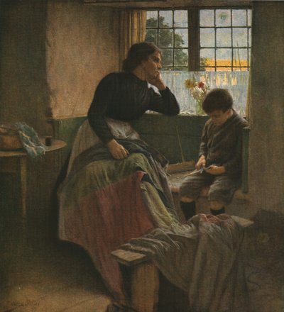 The Tender Grace of a Day that is Dead, slutningen af det 19. århundrede, c1930. af Walter Langley