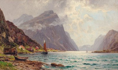 Fjordlandskab af Walter Moras