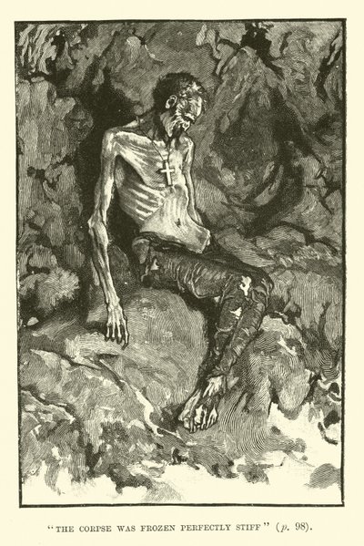 Illustration til King Solomons Mines af H Rider Haggard af Walter Paget