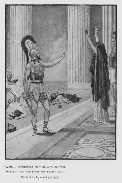 Illustration til pavens Odyssey of Homer (litho) af Walter Paget