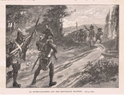 La Roche Jaquelein og de republikanske soldater AD 1795 af Walter Paget
