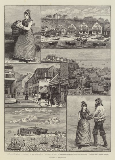 Skitser i Helgoland af Walter Paget