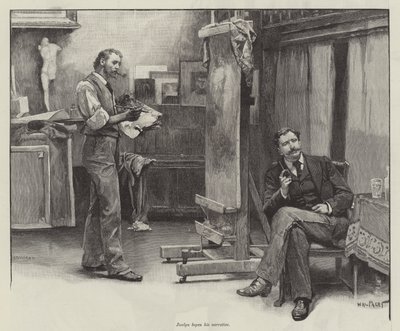 Jagten på den elskede, af Thomas Hardy af Walter Paget