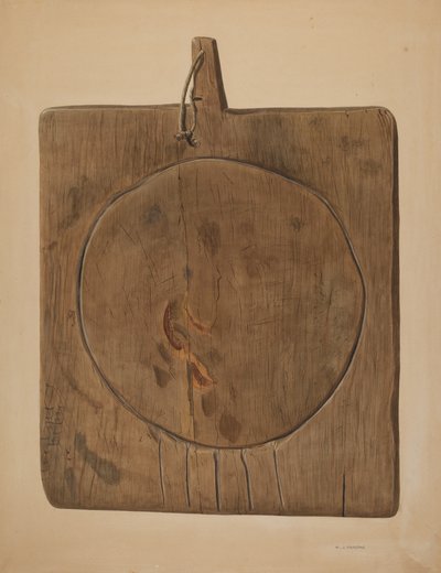 Ostedræningsbræt, 19351942. af Walter Praefke