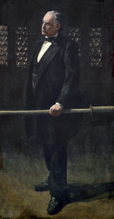 Charles Bradlaugh i baren i Underhuset, ca. 1892-93 (olie på lærred) af Walter Richard Sickert