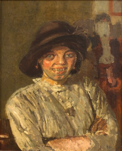 Kylling, ca. 1914 (Olie på lærred) af Walter Richard Sickert