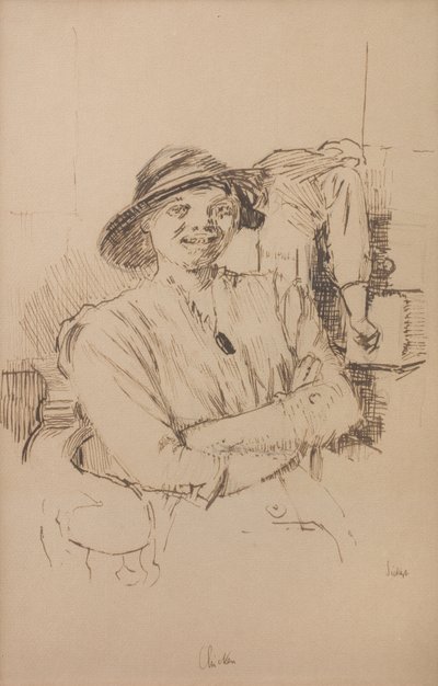Chicken, ca. 1914 (Blyant, pen og sepiablæk på papir) af Walter Richard Sickert