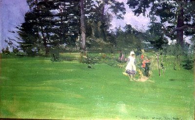 Figurer på en græsplæne af Walter Richard Sickert