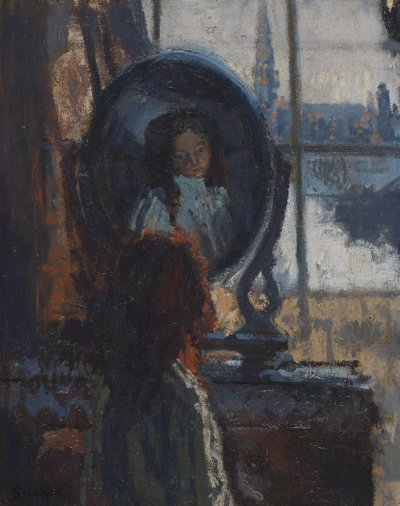 Pige ved et skueglas, lille Rachel af Walter Richard Sickert