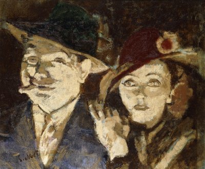 Jack og Jill, ca. 1936-7 af Walter Richard Sickert