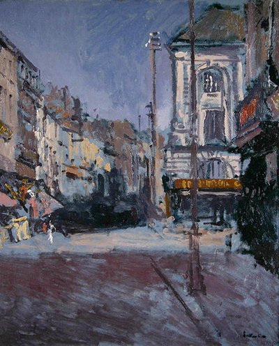La Grande Rue, Dieppe, ca. 1900 (olie på lærred) af Walter Richard Sickert