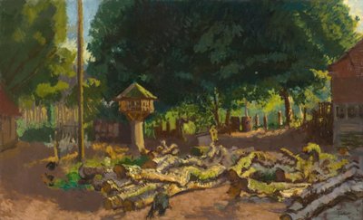 Savværket i Torqueville (også kendt som Le Vieux Colombier) af Walter Richard Sickert