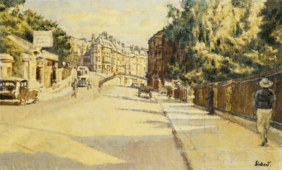 London Street, Bath, ser mod Walcot, ca. 1939 af Walter Richard Sickert