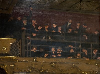 Noctes Ambrosionae, Gallery Of The Old Mogul, 1906-07. af Walter Richard Sickert