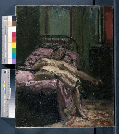 Nøgen på en seng af Walter Richard Sickert