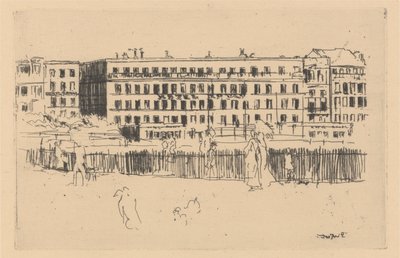 Old Hotel Royal Dieppe af Walter Richard Sickert