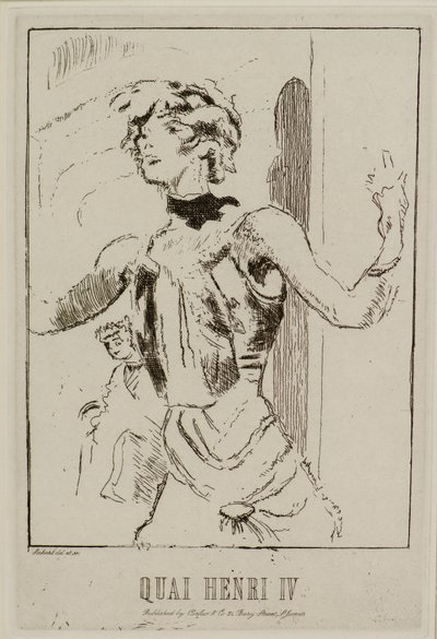 Quai Henry IV af Walter Richard Sickert