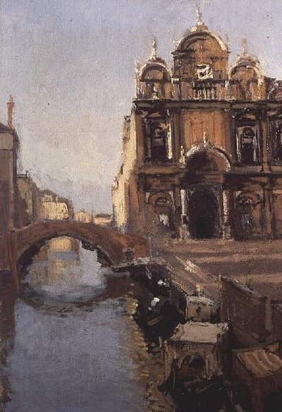 Scuola Grande di San Marco og Rio dei Mendicanti, Venedig af Walter Richard Sickert