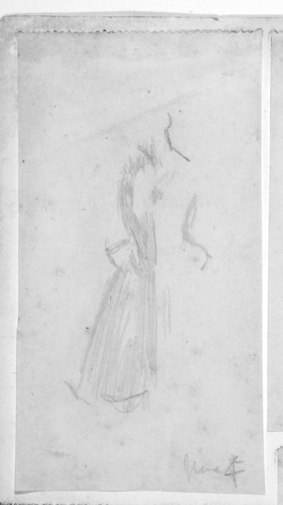 Skitse af en kvindefigur af Walter Richard Sickert