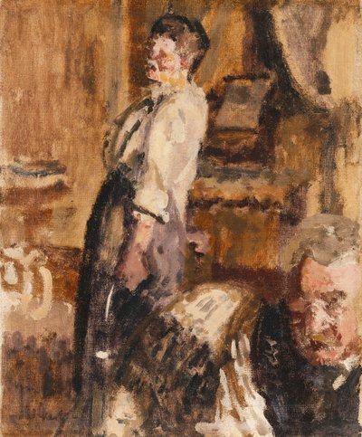 Søndag eftermiddag, ca. 1915 af Walter Richard Sickert