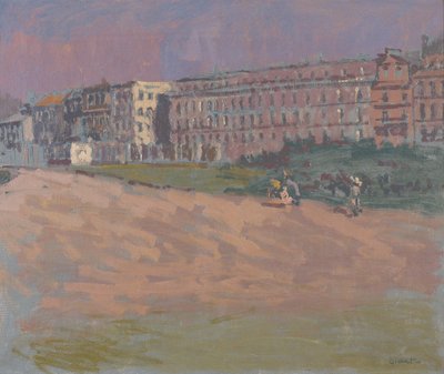 Hotel Royal, Dieppe, ca. 1900-01 (olie på lærred) af Walter Richard Sickert