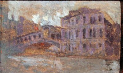 Rialtobroen og Palazzo Camerlenghi af Walter Richard Sickert