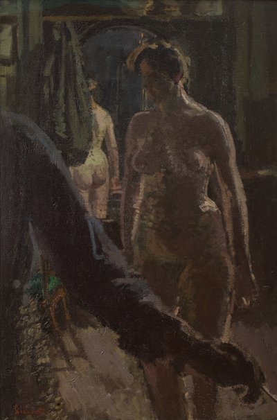 Atelieret: Maleriet af et nøgenbillede af Walter Richard Sickert