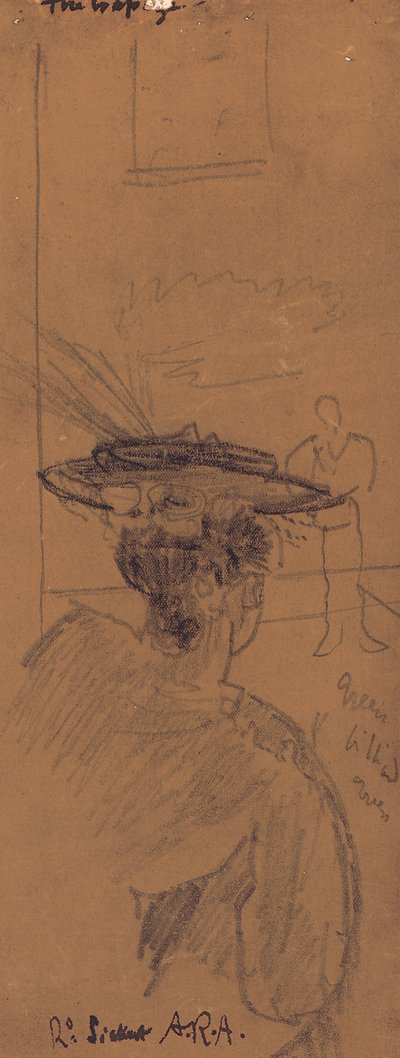 Trapezen (blyant) af Walter Richard Sickert
