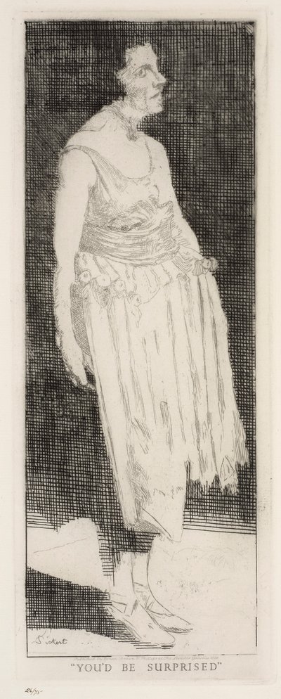 Du ville blive overrasket af Walter Richard Sickert